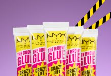 מותג האיפור המקצועי NYX Professional Makeup משיק: ג'ל גבות המעניק אקסטרה אחיזה ואקסטרה הרמה לעמידות עד 24 שעות: דה בראו גלו קרייזי ליפט ג'ל (The brow glue crazy lift)